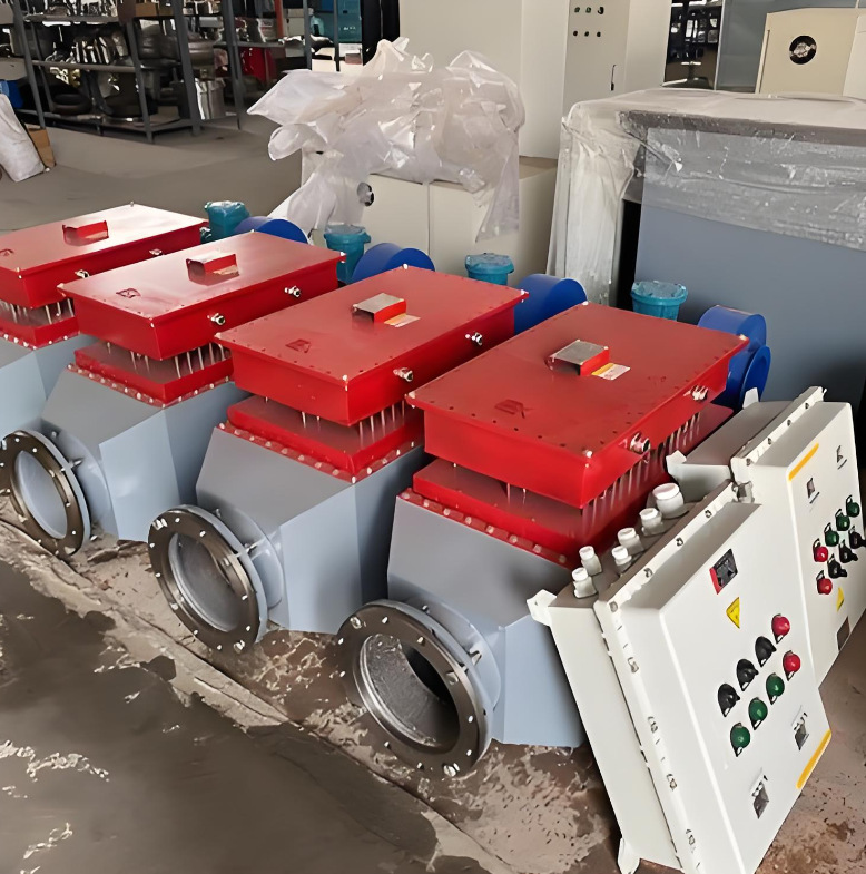 calentador de conducto de aire a prueba de explosiones calentador de aire de flujo de mina calentador eléctrico de conducto de aire de mina