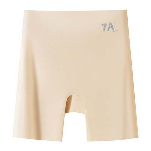 Mid-to-high waist seamless safety panties—3-in-1 women's anti-exposure, non-curling, tummy-control, butt-lifting, ice-silk base shorts.