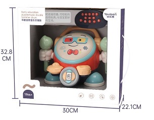 Juego de sacudida de Goma dental de youleyen marzo - diciembre regalo para bebés recién nacidos regalo de luna llena regalo de pollo lindo para calmar la Caja de regalo de juguete