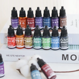 手工蜡烛色素色精染料香薰蜡烛diy材料蜡烛颜料专用液体高浓缩