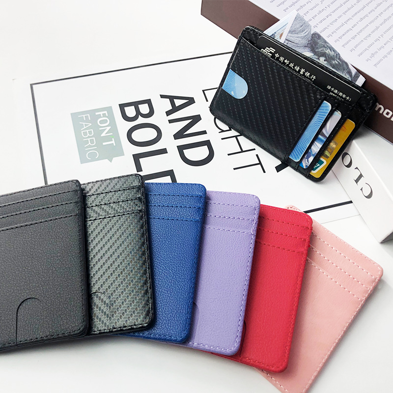 RFID anti-degaussing bank card holder protective cover cross-border new unisex multi-card slot PU card holder
