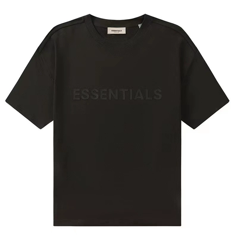 Футболка FCAR of God 3M с трехмерной силиконовой печатью, ESSENTIALS, с короткими рукавами, мужская и женская, свободная, с короткими рукавами