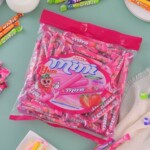 土耳其进口 爱比可牌 迷你草莓味橙子味酸甜奶条糖果可爱造型700g