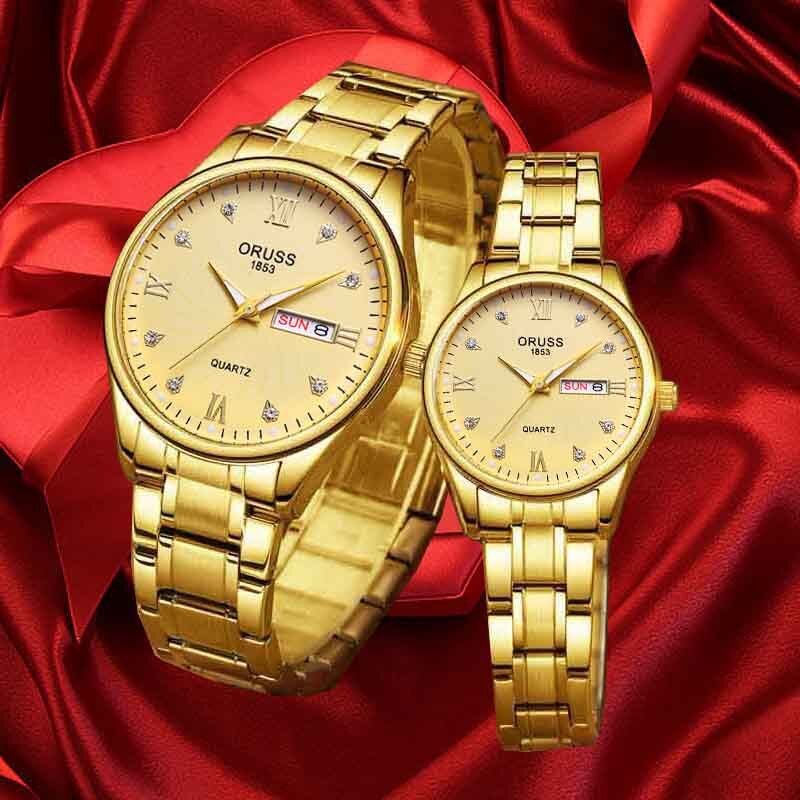 Ins Academy Style Simple Temperament Korean Trendy Mori Style Retro Couple High-end Couple Watch Pair