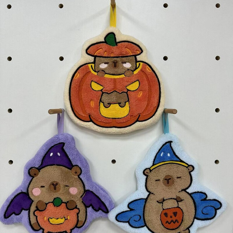 Halloween Hand Towel Cute Hanging Towel Bathroom Kitchen Bathroom Super Absorbent Thickened High Bath White Halloween Hand Towel Cute Hanging Towel Bathroom Kitchen Bathroom Super Absorbent Thickened High Bath White