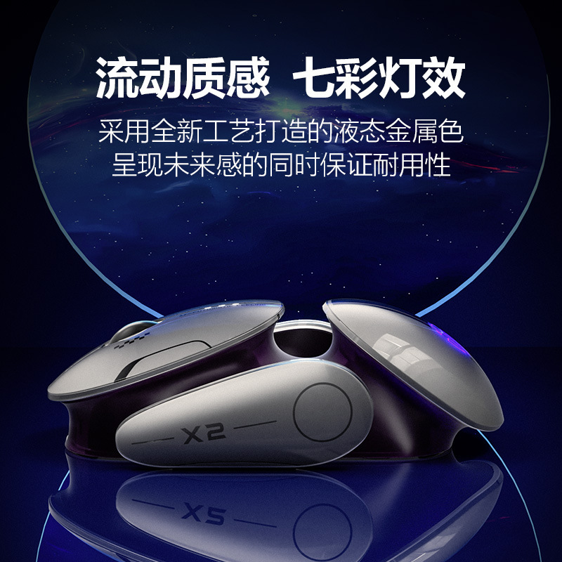INPHIC X2 Bluetooth ワイヤレス 3 モード マウス サイレント充電 発光 ビジネス オフィス eスポーツ ゲーム|undefined