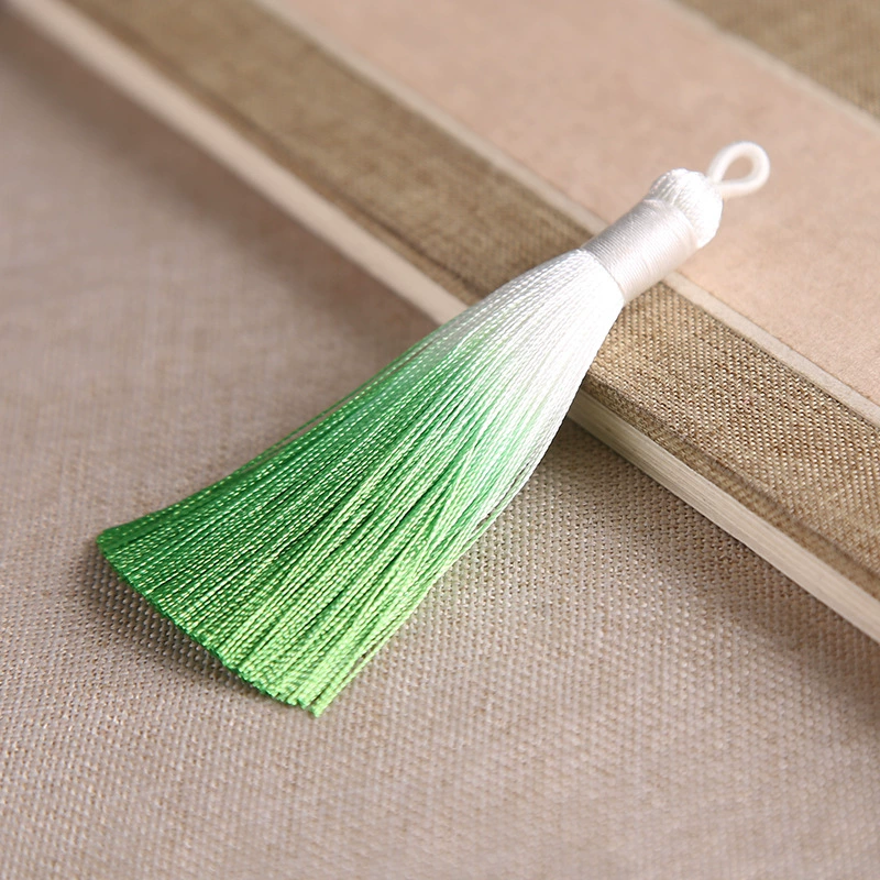 Accessory with tassels, pendant, 8cm, gradient, Chinese style
