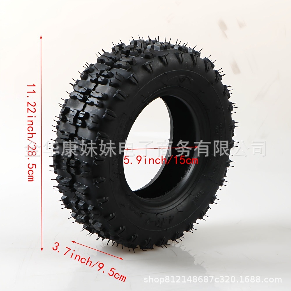 4.10-6 410-6inch Tire Tubeless Tire Anti-Skid and Anti-Explosion Suitable for Atv Utv
