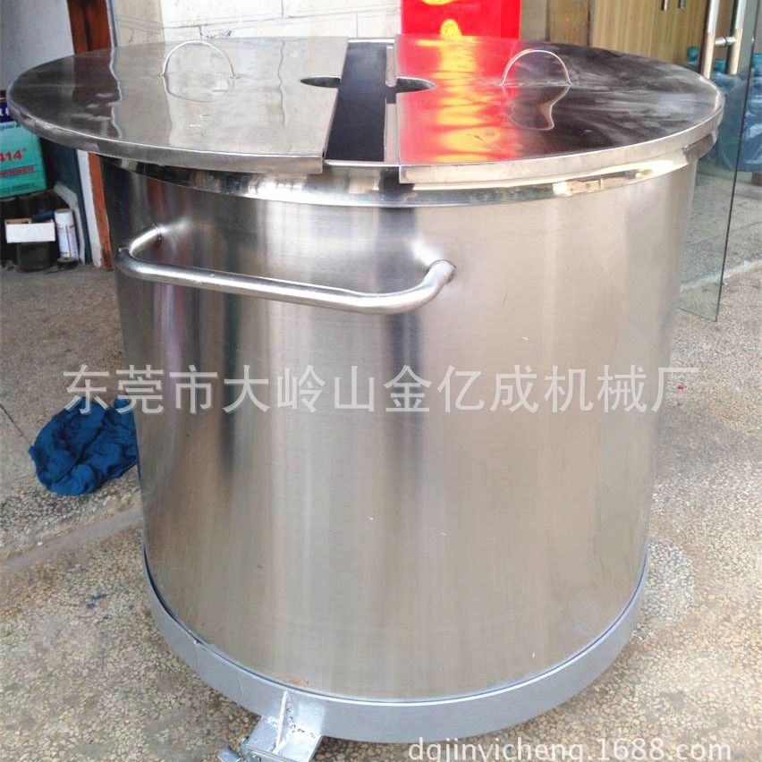 现货销售304不锈钢桶带盖 移动式分散桶 化工搅拌桶拉缸