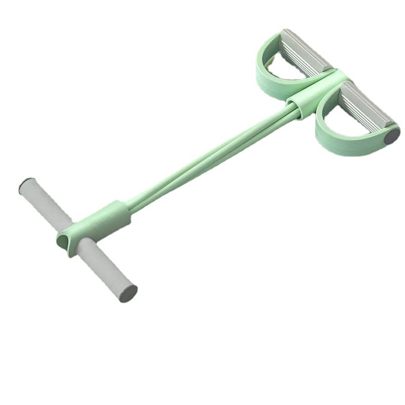 Pedal artefacto de tensión con vientre delgado abdominales ayuda equipo de fitness femenino hogar pequeño trago volar cuerda elástica