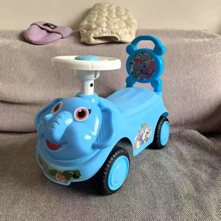 New Children's Twist Car 1-3 Years Old Baby Walker Four-Wheel Scooter Toy Yo-Yo Car Cross-Border