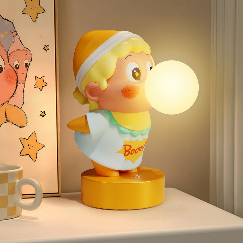 Star Man Night Light Ambient Light Ornament Bedside Eye Protection Night Table Lamp Gift for Best Friend Christmas Birthday Gift