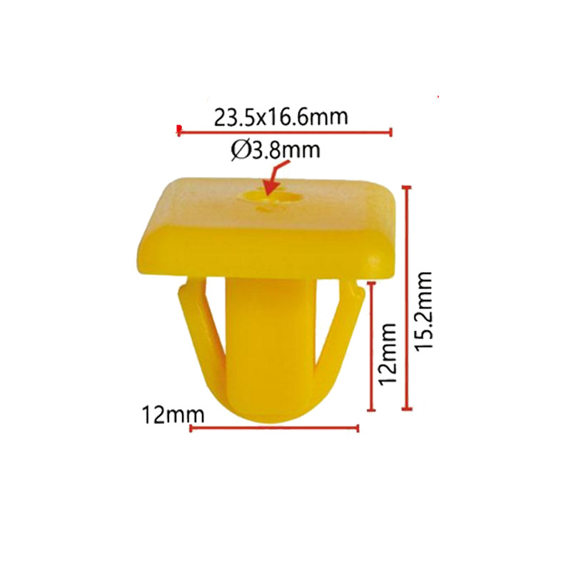 Aplicable a la moderna Jianghuai Ruifeng Xinyida hebilla de la industria de suministro de luz de coche hebilla clip de hebilla Placa de protección titular de la tarjeta de uñas K35