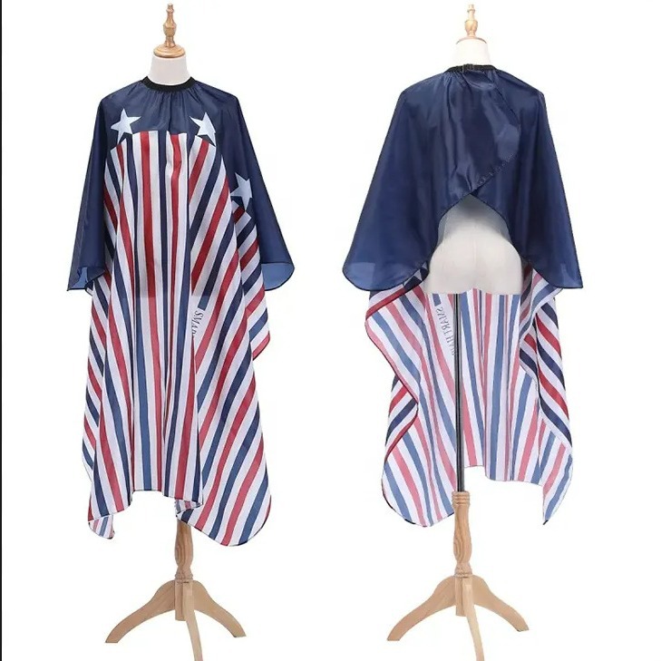 Fabricante spot salón peluquería corte de pelo tela antiadherente estilo europeo y americano simple tinta herramientas de corte de pelo tendencia