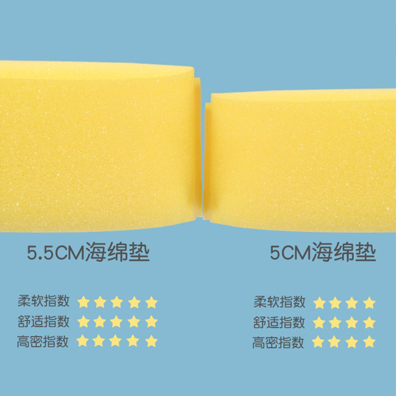 Infant Bathing Anti-Slip Pad Newborn Bath Tub Bath Bed Thickened Sponge Pad Baby Bathing Rack Bathing Net Bag Supplies