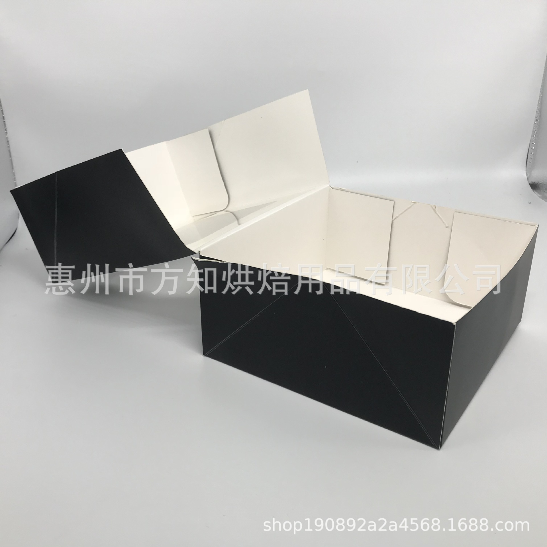 烘焙包装生日蛋糕盒子 Cake box 透明开窗白卡纸生日圣诞蛋糕盒