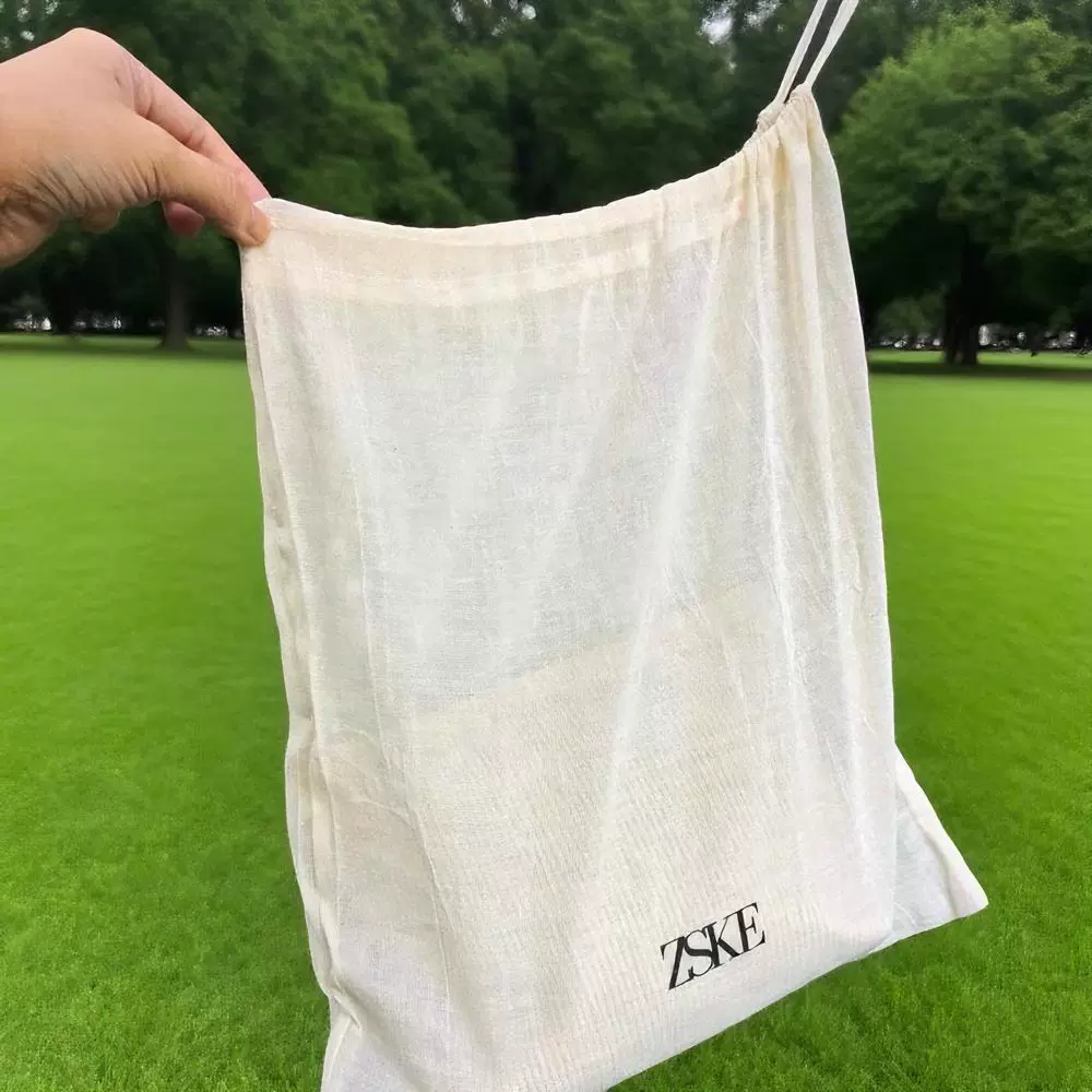 薄款透气纯棉棉布袋保暖袜子木制手作品包装棉布袋咖啡豆棉麻帆布