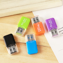 冰爽读卡器 microSD/TF卡/手机内存卡高速USB2.0读卡器工厂店批发