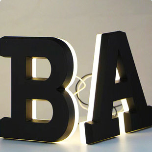 Meishi luminous font cross-border advertising word production outdoor indoor door head Billboard acrylic word LED