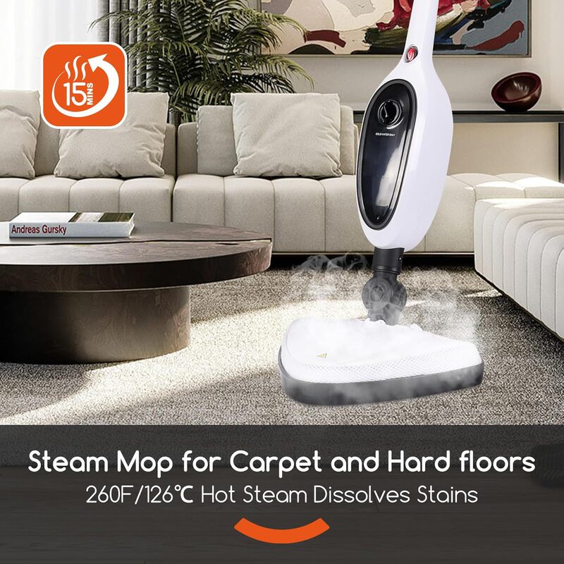 New steam mop high temperature decontamination steam mop mop mop machine water spray deep cleaning electric steam mop