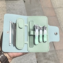 便携式皮套指甲刀套装耳挖6件指甲剪修甲10件套指甲钳源头厂家批