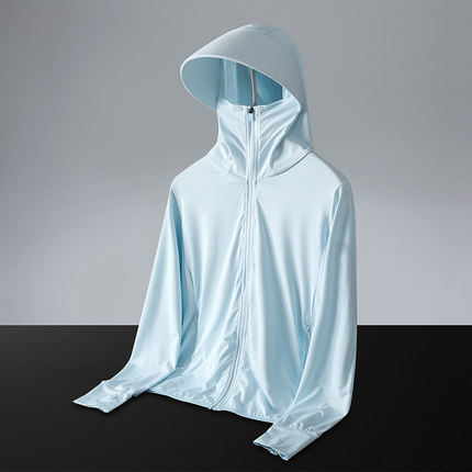 Ropa de protección solar de seda de hielo para mujeres 2023 nuevo verano protección UV manga larga blusa ultrafina abrigo ciclismo ropa de protección solar