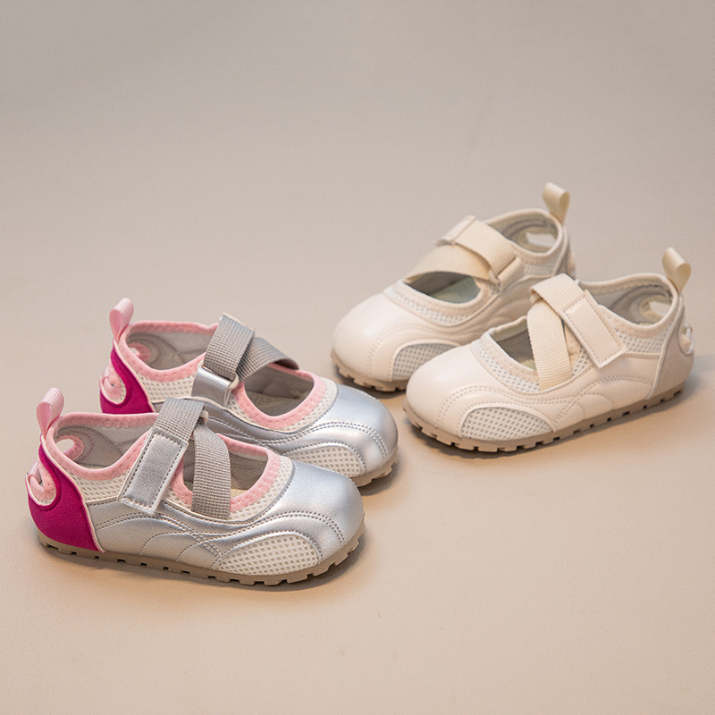 女の子バレエスタイルトレーニングシューズ 2025 秋の新女の子メリージェーンスニーカープリンセス浅口ベビーサンダル|undefined