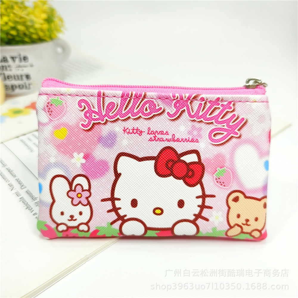 Bolso de la moneda de los niños de dibujos animados lindo niños y niñas monedero bolso de La Moneda bolso de la tarjeta de cremallera pequeña bolsa regalo del estudiante de la escuela primaria