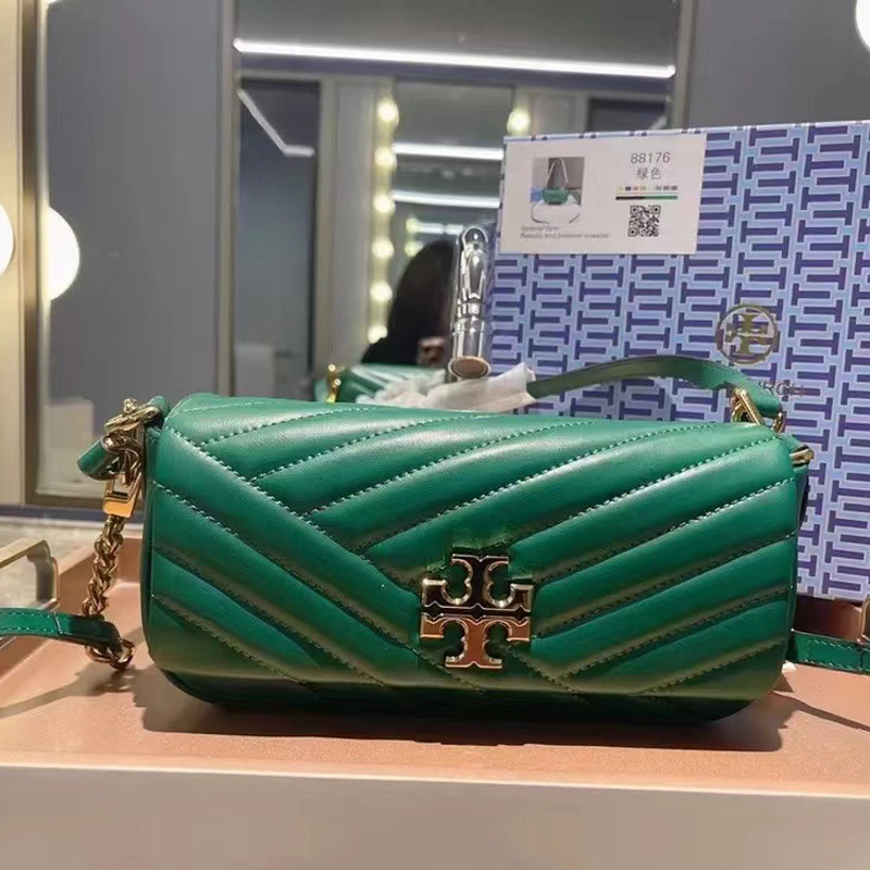 Tortyburch 新しいバゲットバッグ、ラムスキン脇の下バッグ、ファッショナブルで多用途なシングルショルダークロスボディバッグ、ポータブルスモールスクエアバッグ|undefined