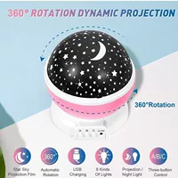 Звездный свет Луна звезда проекционный свет 360 градусов вращающийся звездный свет небо Ночной свет производителей