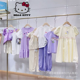 Детская одежда Hello Kitty лето брендовая