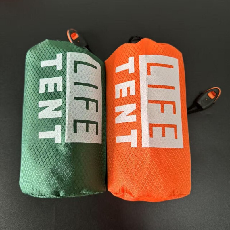 Outdoor Camping Portable Aluminum Film Triangle Tent Disaster Relief Camping Adventure Simple Sleeping Bag Thermal Emergency Blanket Raincoat Outdoor Camping Portable Aluminum Film Triangle Tent Disaster Relief Camping Adventure Simple Sleeping Bag Thermal Emergency Blanket Raincoat