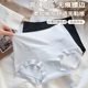 7A Cotton Antibacterial 60S High Waist Cotton Underwear Women's plus size Women's Traceless Light Abdominal Hip Traceless Briefs