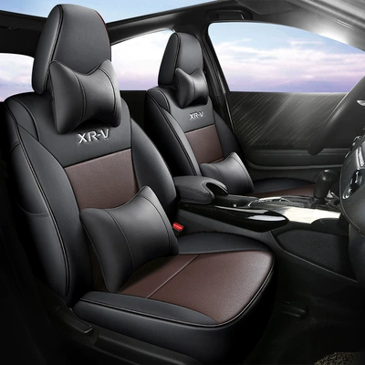 Coverage Car Seat Cushion Xrv | Modelə uyğun (Original) oturacaq örtükləri - black-curry-deluxe-edition-honda-xrv-special-middle-leather