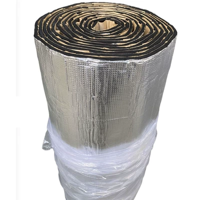 Metal aluminum plate sound insulation cotton flame retardant high temperature insulation material Press grid aluminum foil rubber insulation cotton self-adhesive (Car sound-absorbing cotton)