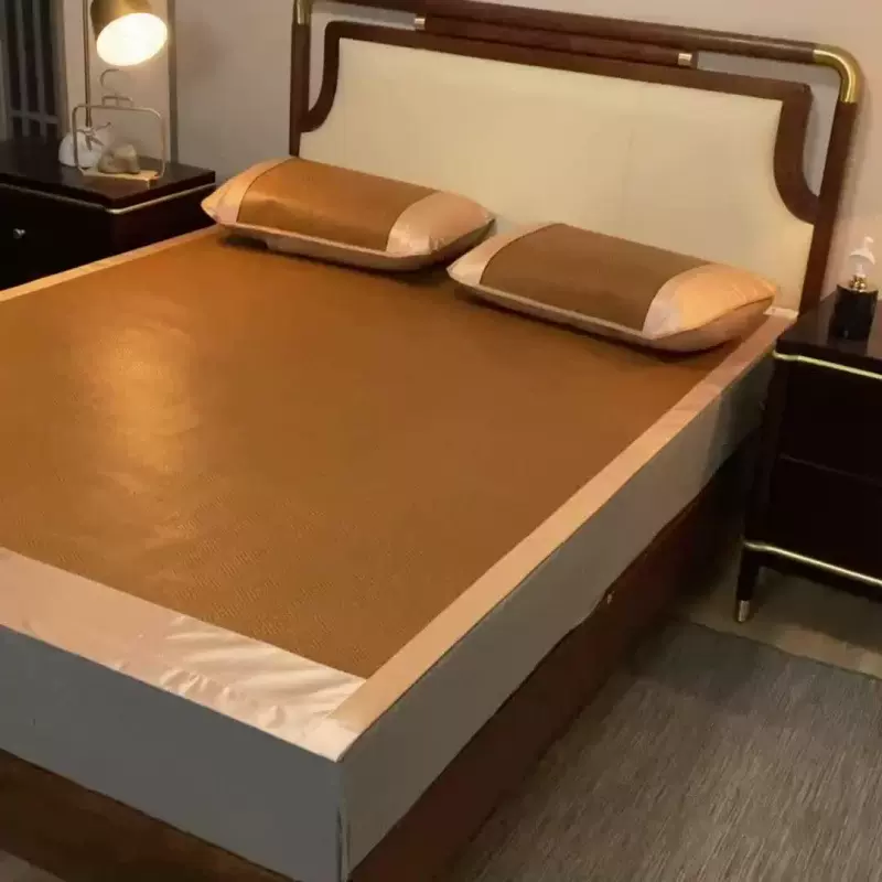 夏季降温单面古藤席直角加宽包边健康耐用藤席凉席三件套