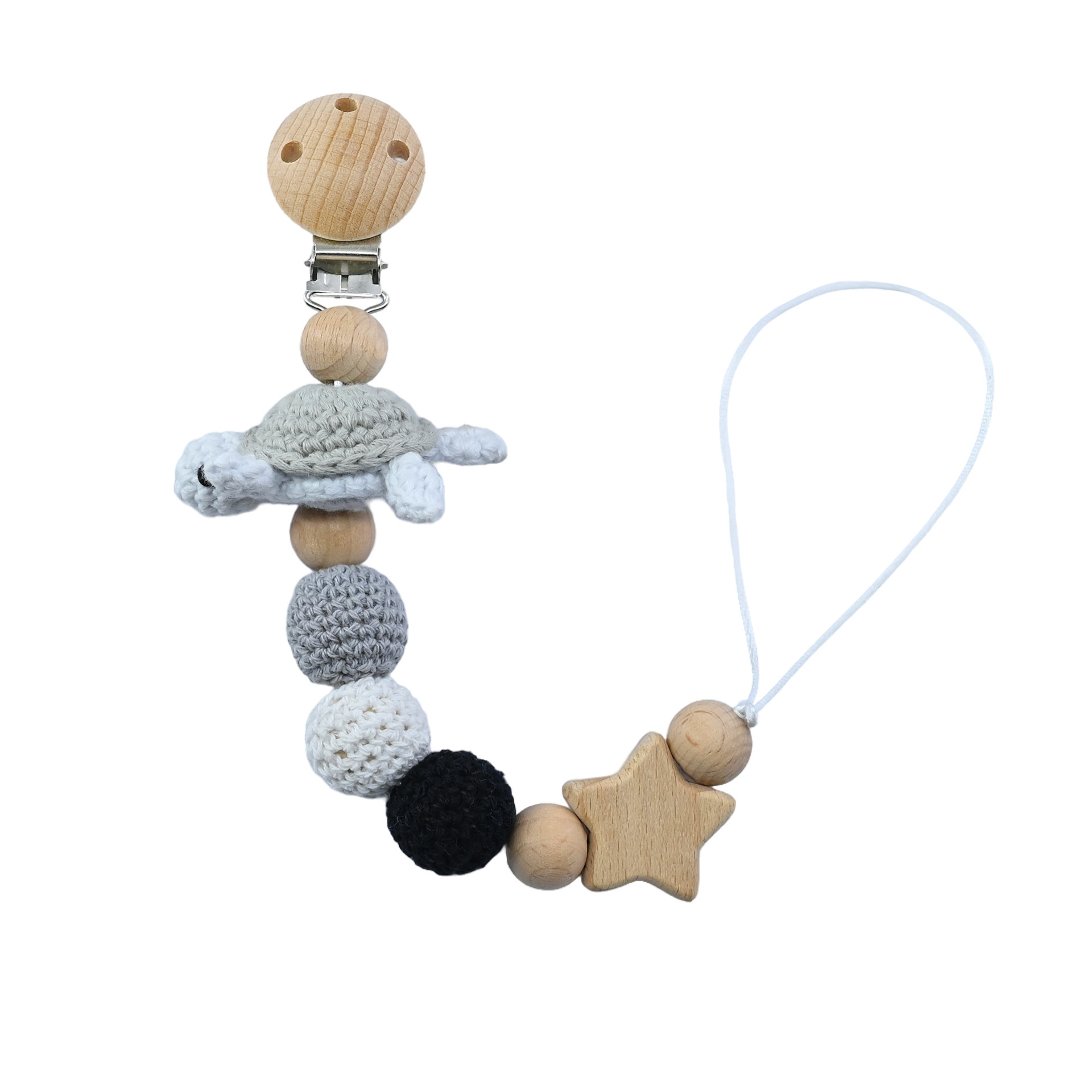 Nuevos animales de dibujos animados diy cadena de tetina de látex para bebés acariciar clip de tetina de goma