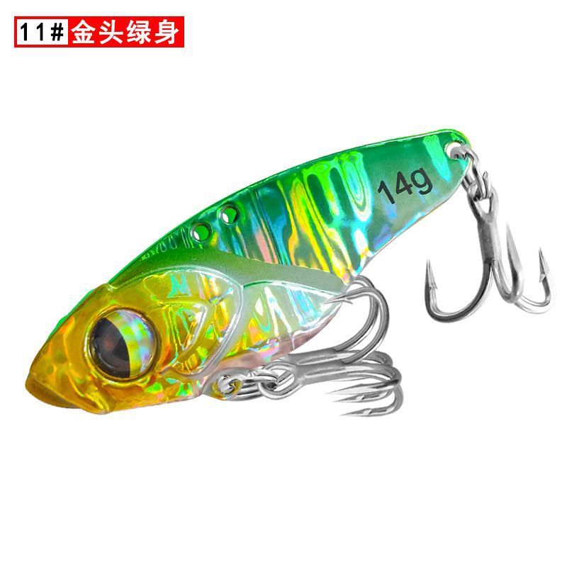 正規版毒蛇vib路亜餌超薄背設計偽餌vib釣り口スズキ餌鉛包銅金属スパンコール|undefined