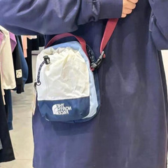 新款北边男女登山户外胸包运动腰包两用斜挎包旅游拼色手机包跨境