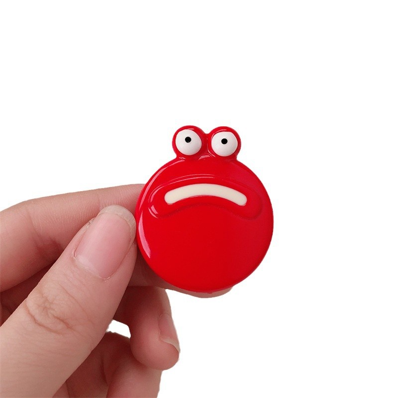 Clip de germinación fea boca de salchicha caricatura extraña muñeca fea niña adorable ins clip de pelo frisa clip de borde roto adornamiento para el pelo