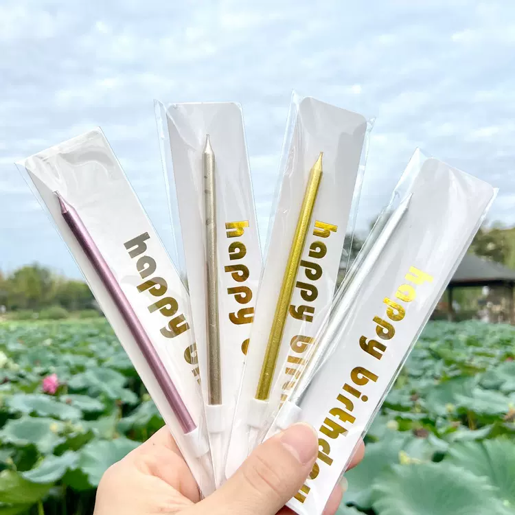 网红生日蜡烛创意烘焙蛋糕装饰生日蛋糕蜡烛甜品派对蜡烛独立包装