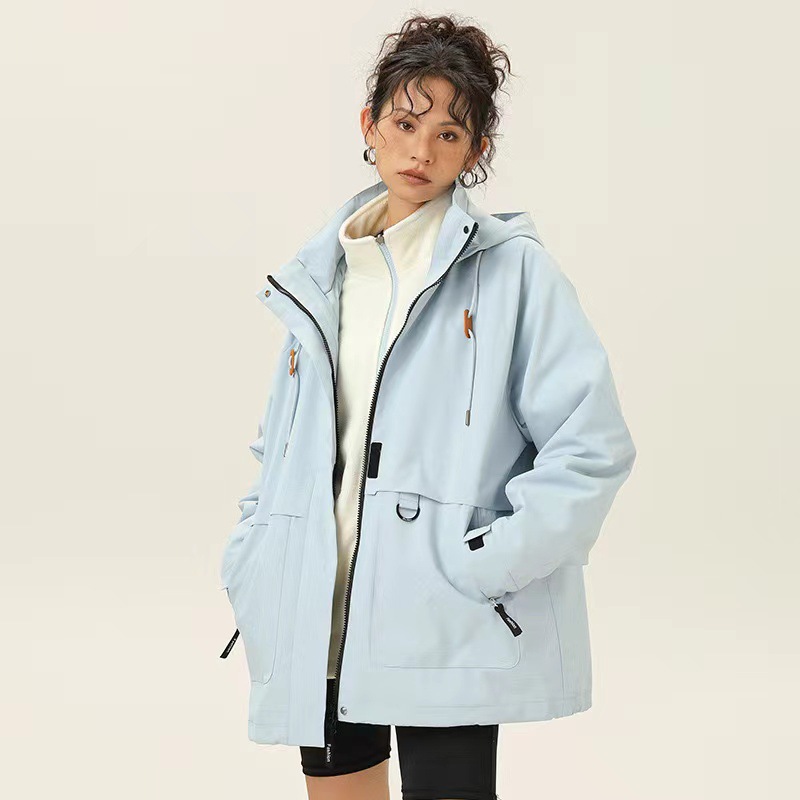 Azul luz de luna - tres en uno - una sola capa + interior de terciopelo