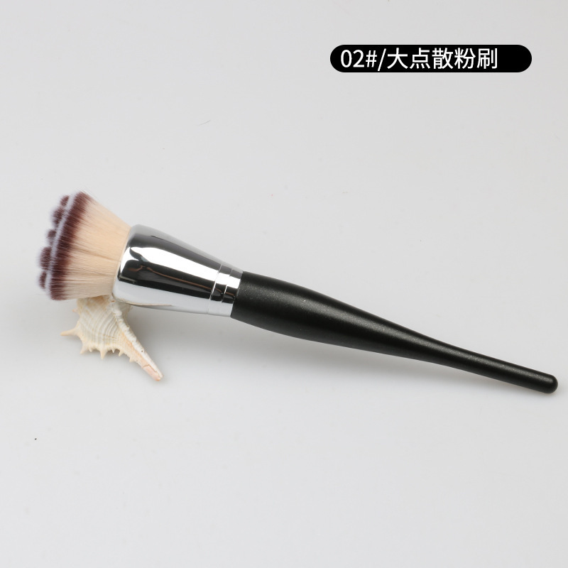 新しい黒の化粧ブラシセットルースパウダーブラッシュアイシャドウブラシコンシーラーブラシファンデーションブラシコンプリートセット滄州ブラシ化粧ブラシ|undefined