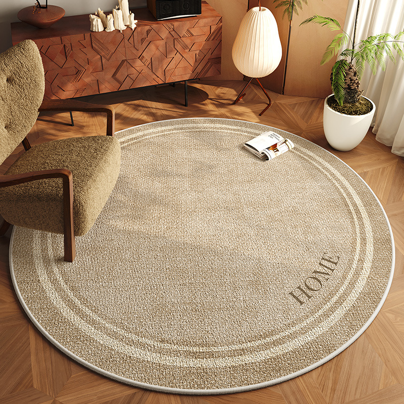 Alfombra de oficina redonda europea sala de estar sofá mesa de té mantas de estudio cojín de silla giratoria cojín de asiento de cama cojín de cama