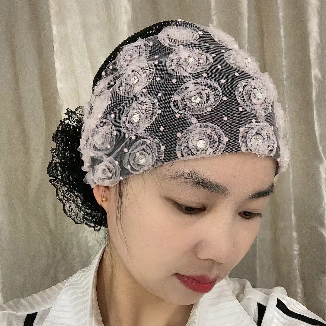 Hairgrip, fuchsia hair cap