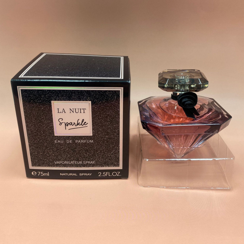 Cross-border perfume flower fruit fragrance ladies perfume lasting fragrance Amazon perfume bright diamond 75ml perfume wholesale