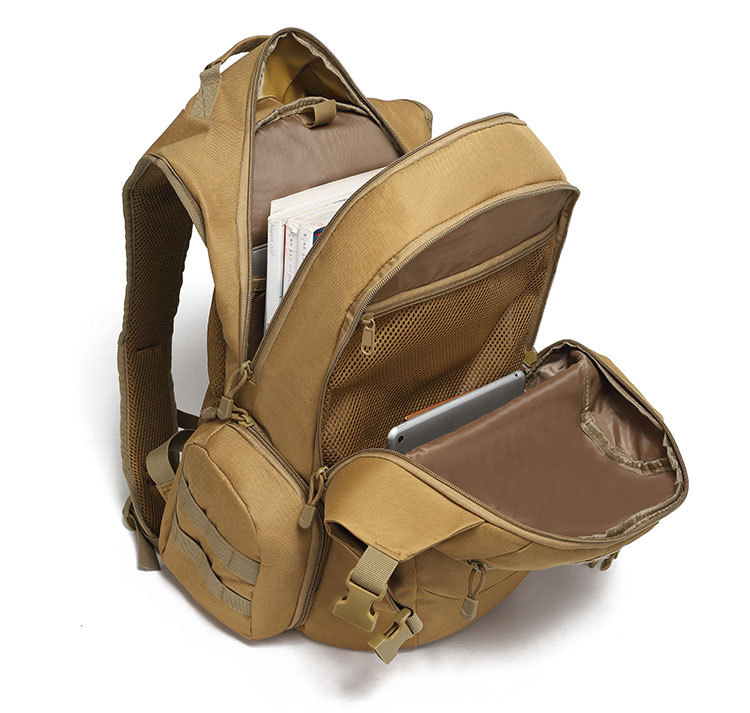 Outdoor Backpack Men's School Travel Large Capacity Business Trip Luggage Anti-Scratch Wear-Resistant Mountaineering Bag_desvips.com