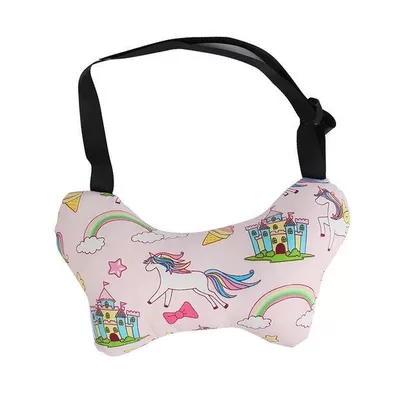 Headrest – Children's Car Headrest Cartoon - dual-purpose-car-and-stroller-unicorn