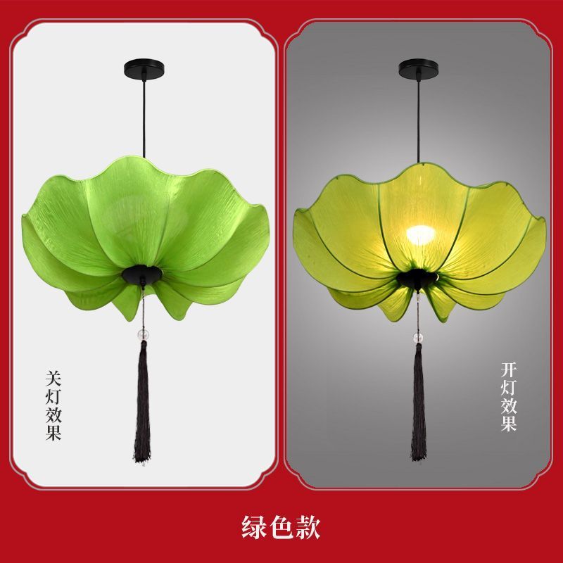 Green lotus leaf