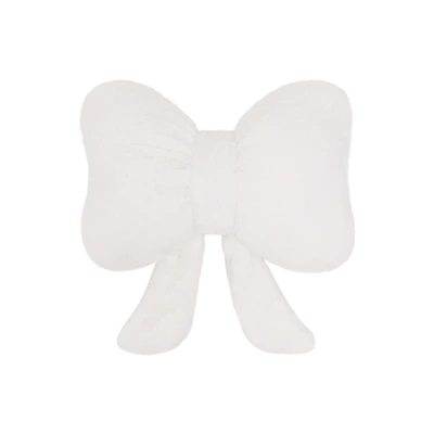 Seat cushion, seat cover Car Seat Cover - rabbit-fur-bow-ribbon-waistrest-white